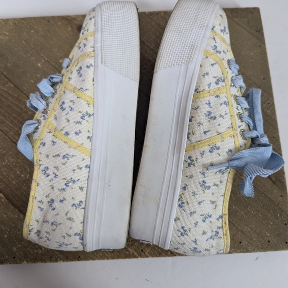 Superga x LoveShackFancy Floral Platform Sneakers – Size 38 / US 7.5 - Picture 11 of 12